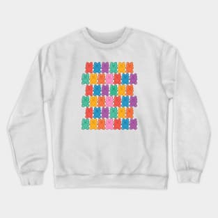 Rainbow Jelly Bears Pattern Crewneck Sweatshirt